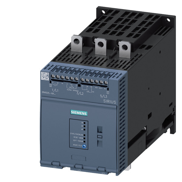 3RW5056-6AB14 SIRIUS Soft Starter Größe S6 Schraubschrauben Analog Ausgang und Lösung
