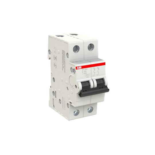 50A Nennstrom MCB SH202-C50 Miniaturschalter 2P Nennfrequenz 50 Hz