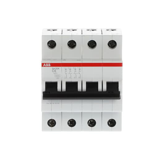 MCB SH204-C6 Miniatur-Schaltungsschalter 4P C 6A Nennstrom 20A Nennspannung 220V