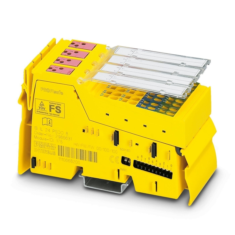 Schutzniveau IP20 2985631 IB IL 24 PSDO 8-PAC Phoenix Kontaktsicherheitsmodul