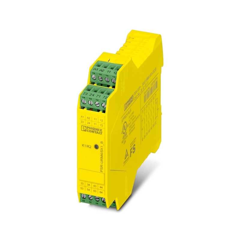 PSR-SCP-24UC/URM4/5X1/2X2/B Erweiterungsmodul mit Sicherheitsschaltung und Kupplungsrelais