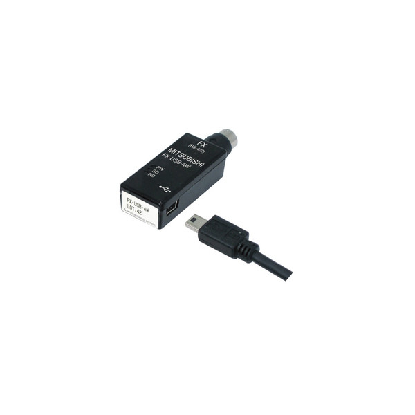 3 m Schnittstellenwandler USB/RS422 für Mitsubishi FX-USB-AW PLC und PC Stabile Verbindung