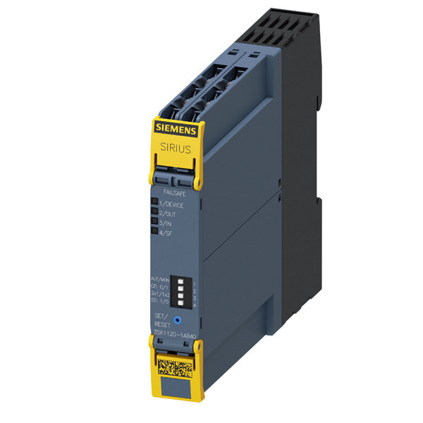 3SK1120-1AB40 Sicherheitsrelais 3SK1 Grundeinheit Schraubterminal 24V Gleichspannung 3 Aktivierungsschaltkreise