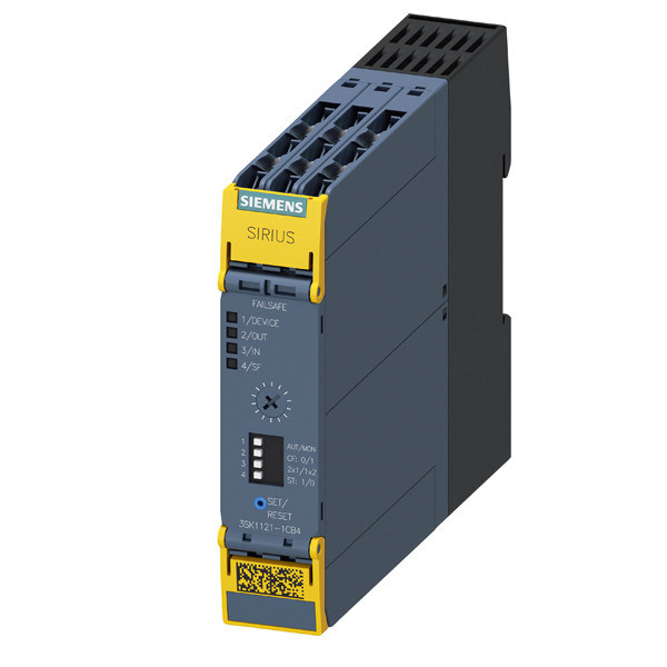 Dauerhafte 3SK1 Basis-Einheit Sicherheitsrelais Zeitverzögerung 4 Aktivierungsschaltkreise 24V-Schraubterminal