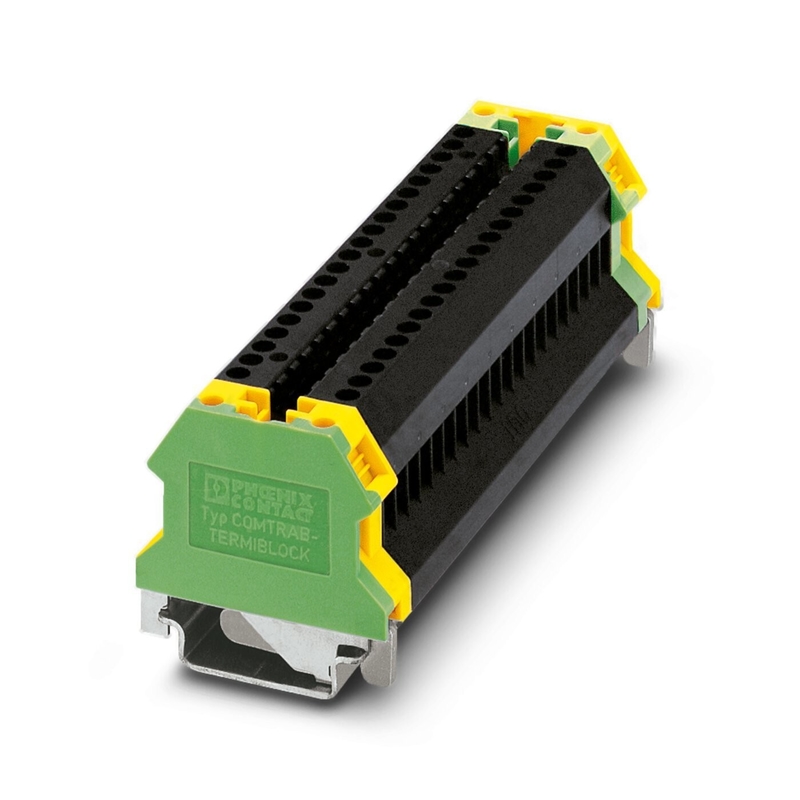 CT-TERMIBLOCK 10 DA Phoenix-Kontaktschraubterminal mit Leitergröße 24... 12AWG