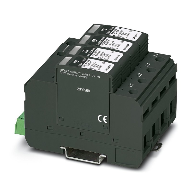 240/415 V AC 4 Pole Surge Protector für VAL-MS-EE-T2-4 0-385-UD-FM