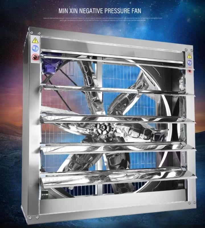 40000m3/h Luftstrom Hängender Auspuffventilator OEM 1,0 mm Blade Durchmesser Optimale Leistung