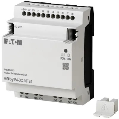 24V Gleichstrom DI/O Steuerung Stromquelle Steuerung Relais 8DI8DO Schraubterminal EASY-E4-DC-16TE1