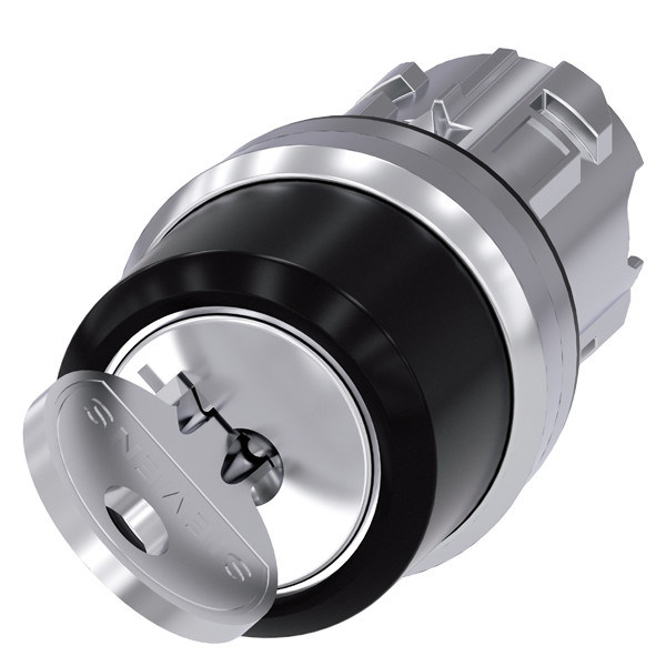 PLC 3SU1050-4BF01-0AA0 Metall glänzender RONIS Schlüsselschalter 2 Positionen beibehalten SIRIUS ACT