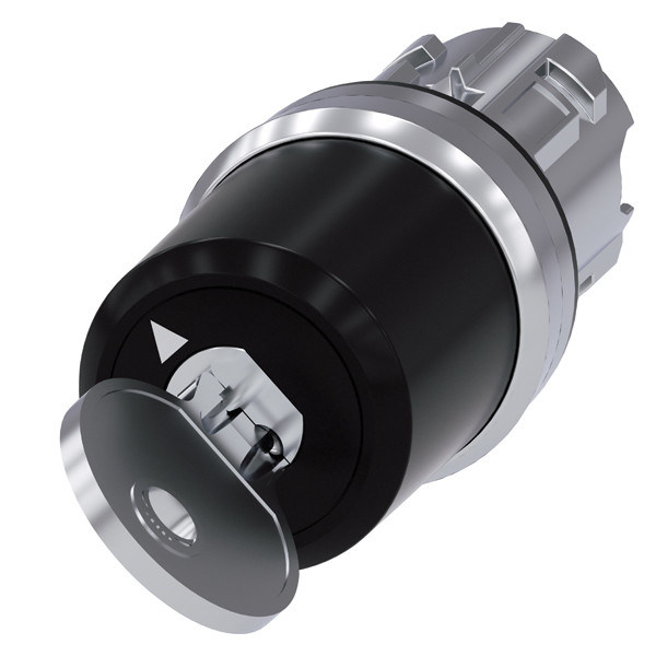 PLC 3SU1050-5SF01-0AA0 Metall glänzende BKS 2 Positionen aufrechterhalten SIRIUS ACT Schlüsselschalter