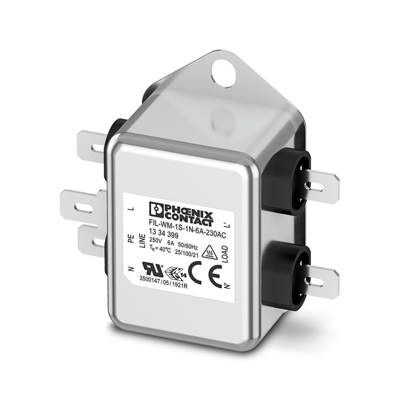 230AC EMC Filter FIL-WM-1S-1N-6A-50 Hz 60 Hz Nennspannung Wechselstrom Nennzentrumsfrequenz