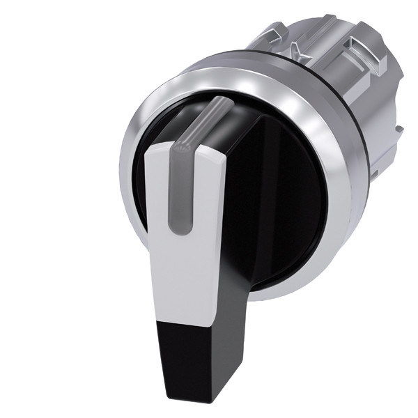 3SU1052-2CM60-0AA0 Metall glänzender Langgriff 3 Positionen Weißer SIRIUS ACT Auswählschalter