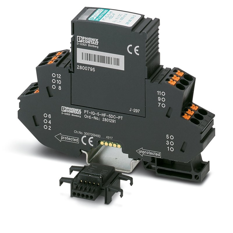 4 Pol 2801291 PT-IQ-5-HF-5DC-PT Überspannungsschutz für 24 V Gleichspannung