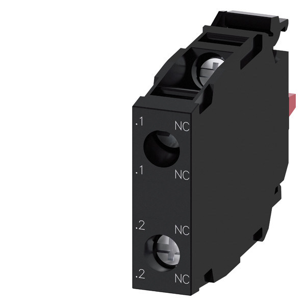 An der Vorderseite befestigtes Schraubterminal 2NC-Kontaktmodul für PLC 3SU1400-1AA10-1EA0 SIRIUS ACT