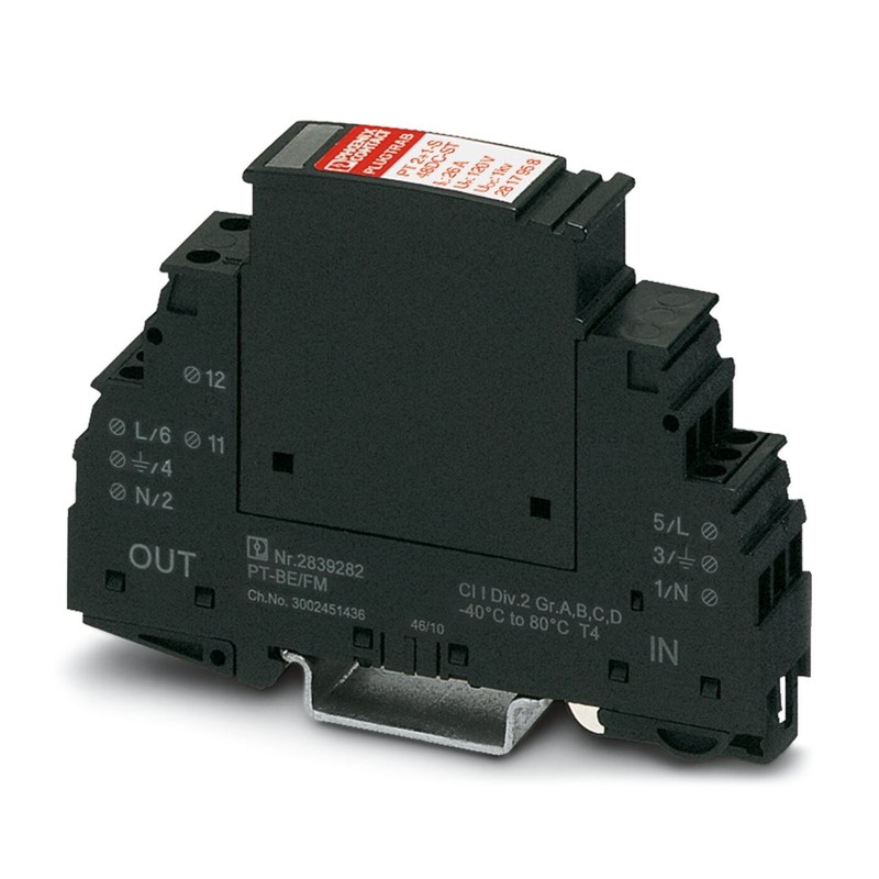 2817958 PT 2 1-S-48DC/FM Überspannungsschutzvorrichtungen Typ 3 mit 2-polliger Gleichspannung von 48 V