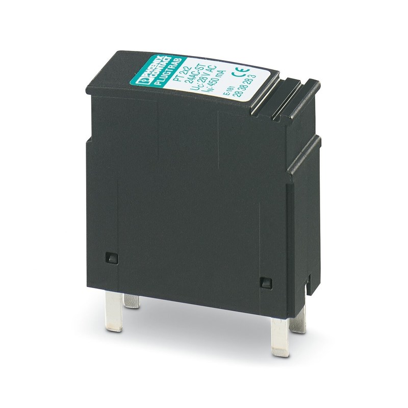 2838283 PT 2X2-24AC-ST Überspannungsschutzstecker mit 2 Polen und Nennspannung 24 V Wechselstrom