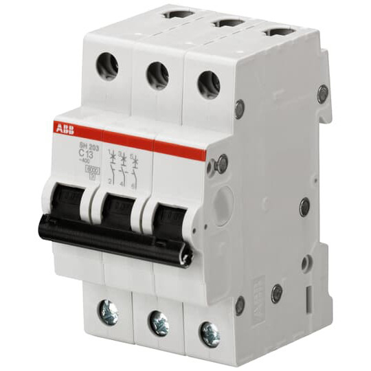 MCB SH203-D4 Miniatur-Schaltkreisbrecher 3P D 4 A für Stromverteilsysteme