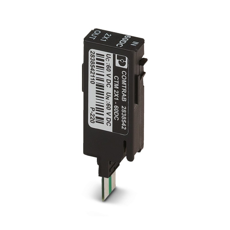 Advanced Technology 2838542 CTM 2X1- 60DC Überspannungsschutzstecker mit 1 Pol und 60 V Gleichstrom
