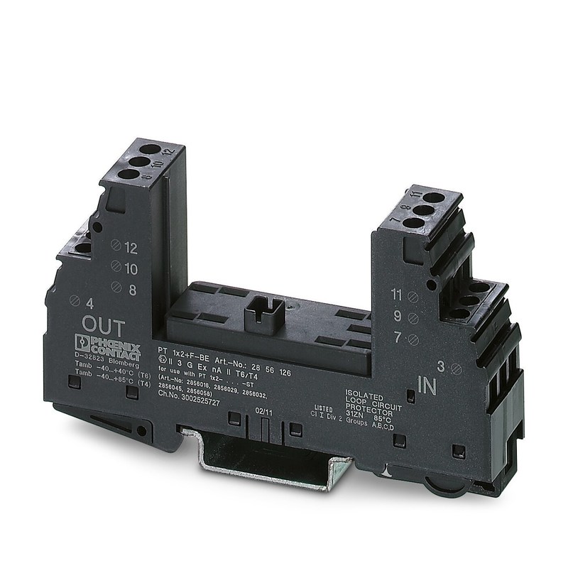 48 V Gleichspannungsüberspannungsschutzbasis 2856126 PT 1X2 F-BE mit 1 Pol