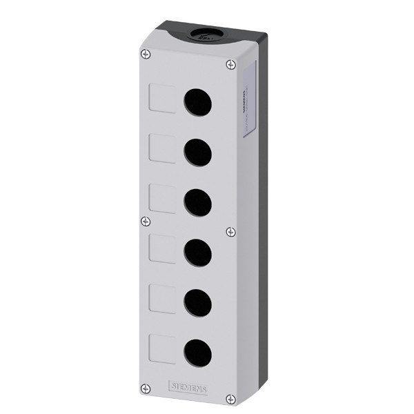 PLC 3SU1806-0AA00-0AB1 Kunststoff 6 Befehlspunkte SIRIUS ACT Gehäuse für Oberflächen
