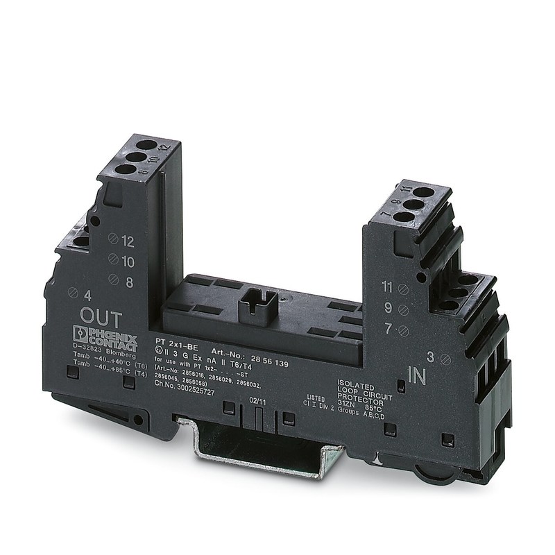 1 Pol 2856139 PT 2X1-BE Überspannungsschutz Basis Ideal für 24 V Wechselstrom Anwendungen