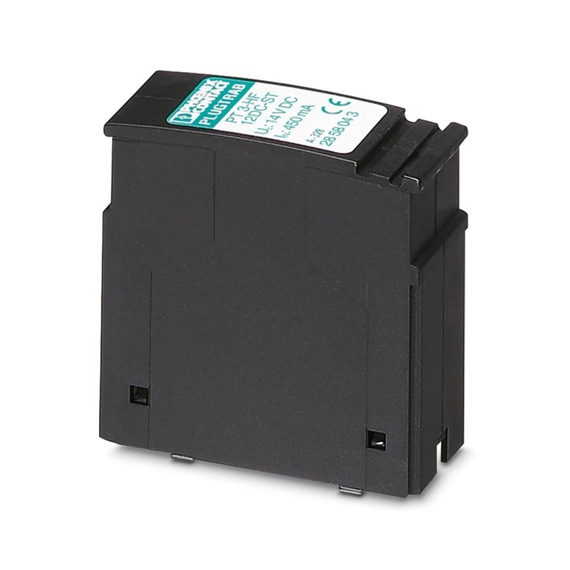 PT 3-HF-12DC-ST Überspannungsschutzstecker Stecker 12 V Gleichspannung Nennspannung 2 Pole Blitzschutz
