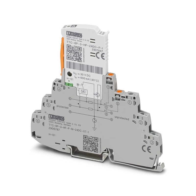 2906787 TTC-6P-3-HF-F-M-24DC-UT-I Überspannungsschutz mit 24 V Gleichspannung