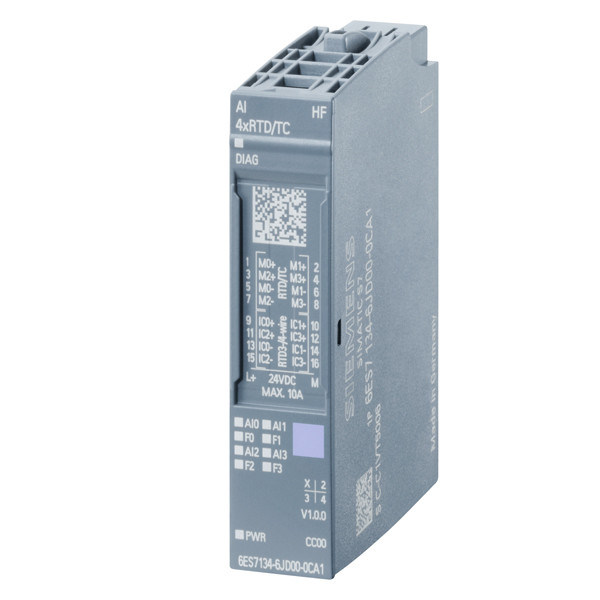 PLC 6ES7134-6JD00-0CA1 ET 200SP AI 4xRTD-TC Analog-Eingabemodul mit hoher Funktionalität