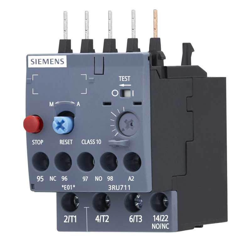 3RU7 Größe S00 51,00 x 102,00 x 84,00MM PLC-Überlastrelais 3RU7116-0CB0 für den Schutz