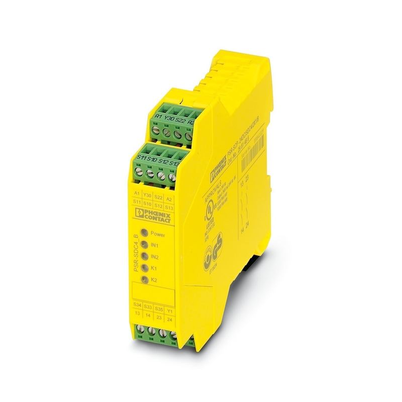 Die Sicherheitsrelais für den Phoenix-Kontakt 2981486 PSR-SCP-24DC/SDC4/2X1/B