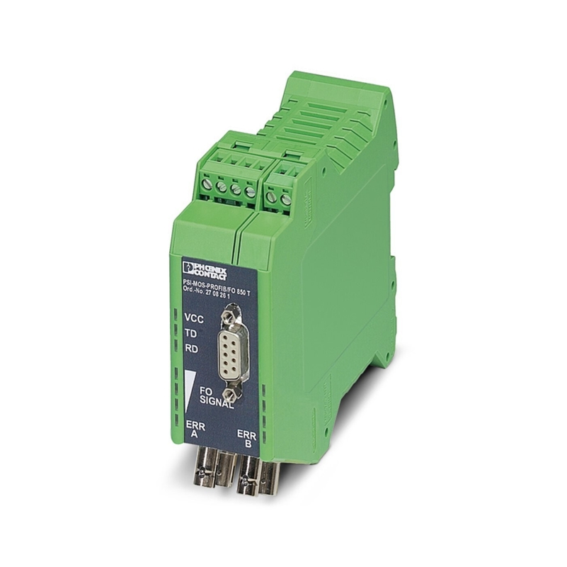 2708290 PSI-MOS-PROFIB/FO 660 E FO-Wandler für die Master-Slave-Kommunikation von PROFIBUS