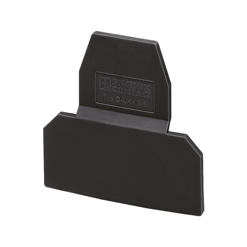 2770228 D-UKK 3/5 BK Phoenix Kontakt Endplatte Nennentladung Strom 0,5 A