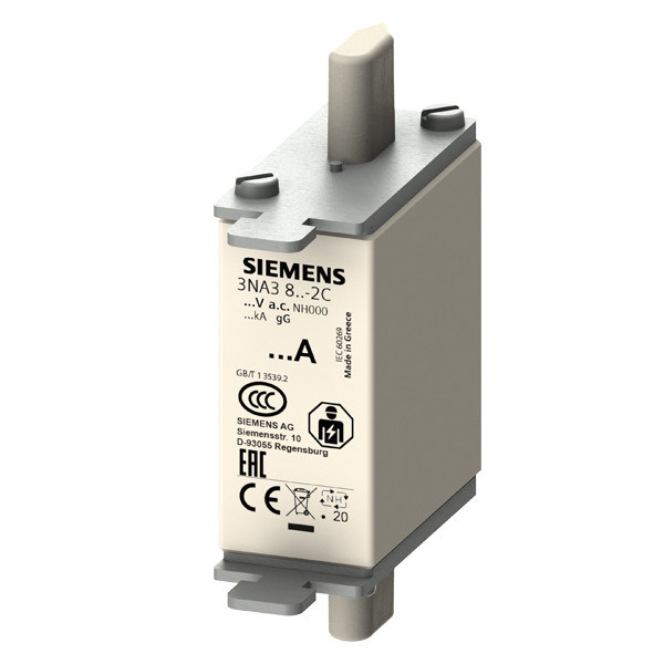 PLC 3NA3814-2C LV HRC Sicherungsglied GL/GG mit Frontanzeigergröße 000 Einfach zu installieren