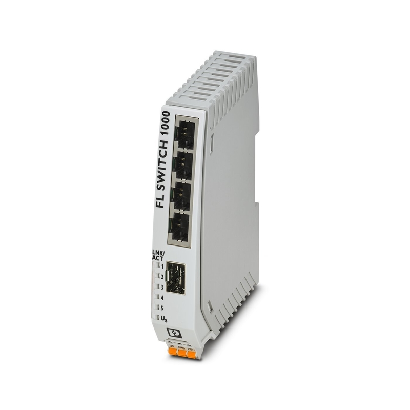 IP65-Schutzniveau FL SWITCH 1108N Industrial Ethernet Switch für EtherNet/IP-Netzwerk
