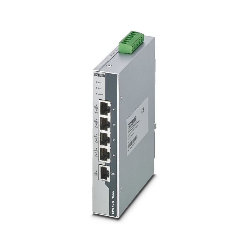 FL SWITCH 1001T-4POE-GT Industrie-Ethernet-Schalter für stabile und sichere Netze