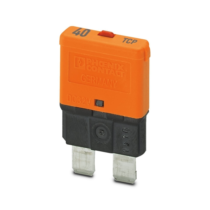 DC 40V-Schaltkreisbrecher für thermisch-magnetische Geräte mit einer Nennspannung von 32V durch Phoenix Contact