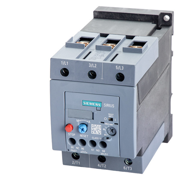 Siemens 3RU5146-4KB1 Überlastrelais 80 100 A Größe S3 Kontaktlast zum Schutz des Motors