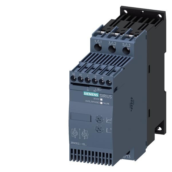 3RW3026-2BB04 Siemens Weichstarter S0 Größe Schraubschrauben Umgehungswirksamkeit Steigerung