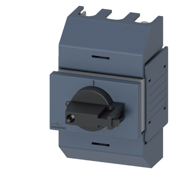 Siemens 3KD0232-2KG20-3 Schaltschalter mit Frontbetrieb 3 Pole Ti-Grau