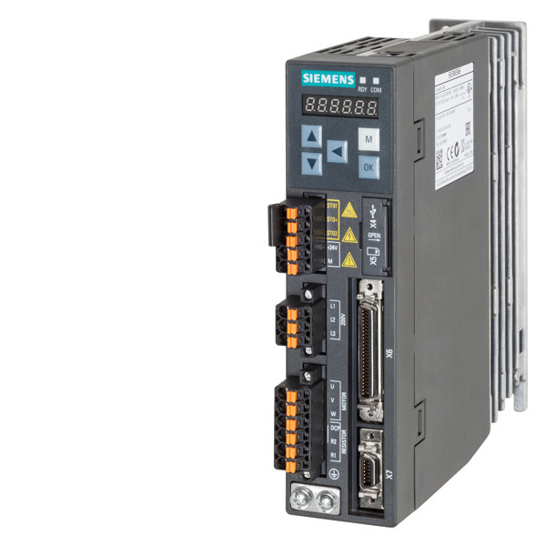 Siemens SINAMICS V90 6SL3210-5FB10-1UF2 Frequenzumrichter Treiber LI FSA 0,20 kW Wandler