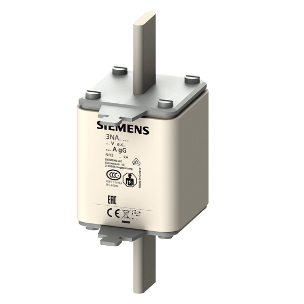 3NA3360 LV HRC Sicherungsglied GL/GG mit Grip Lugs und Frontanzeiger Größe 3 AC 500V/DC 440V